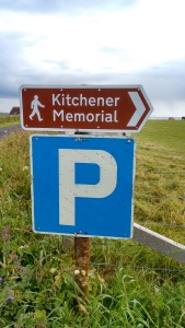 Signpost to the Kitchener Memorial (image: Graham Brown)